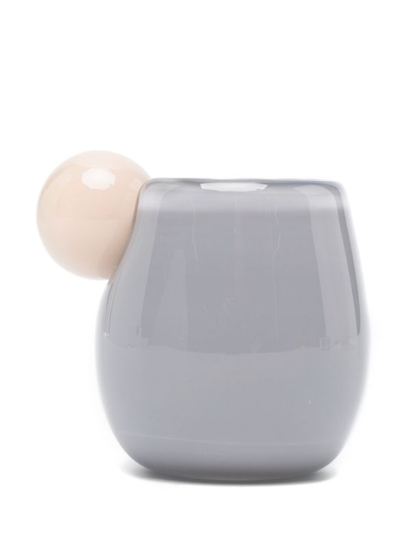 Helle Mardahl Grey Bon Bon Glass Espresso Cup | Browns Cups & Tea Sets