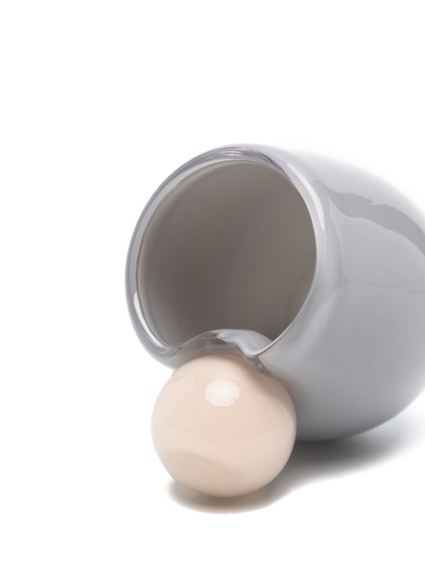 Helle Mardahl Grey Bon Bon Glass Espresso Cup | Browns Cups & Tea Sets