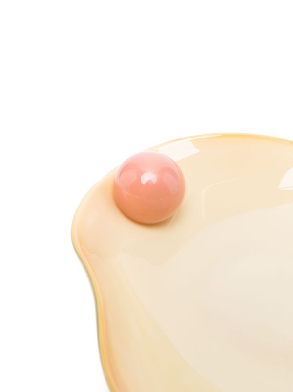 Helle Mardahl Yellow Bon Bon Glass Breakfast Bowl | Browns Plates & Bowls