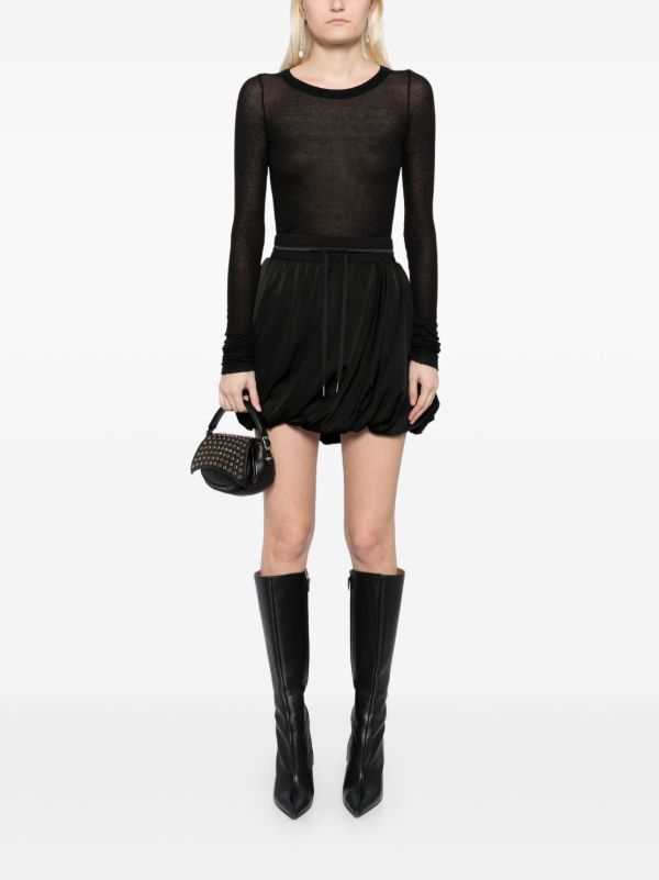 Helmut Lang Bubble Skirt | Browns High-Waisted Skirts