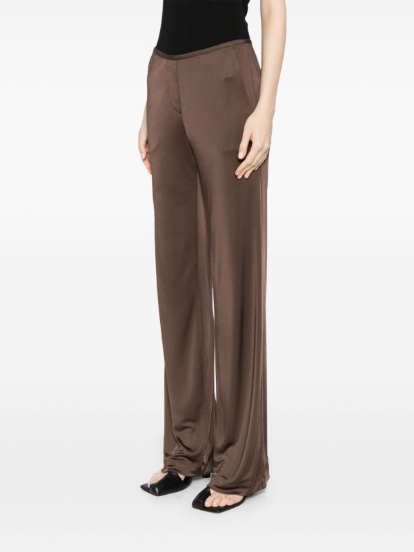 Helmut Lang Jersey Trousers | Browns Straight-Leg Pants