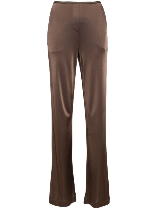 Helmut Lang Jersey Trousers | Browns Straight-Leg Pants