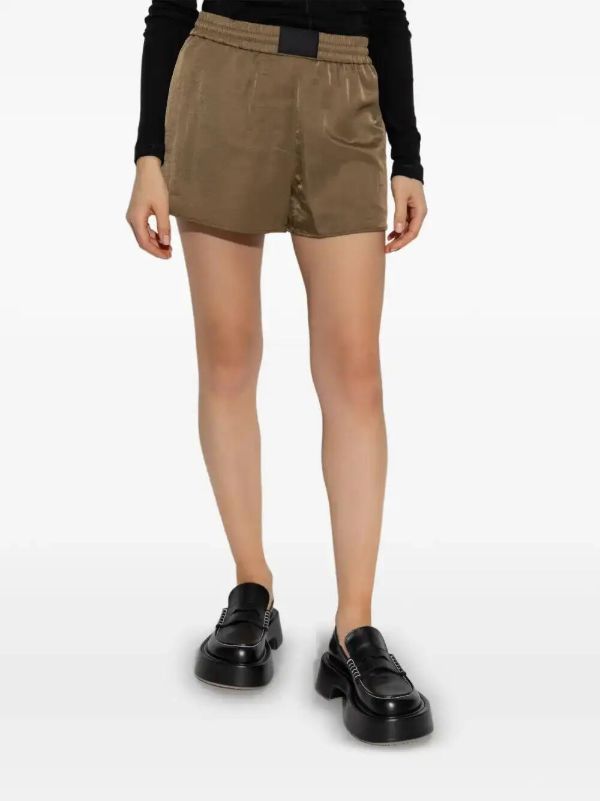 Helmut Lang Logo-appliqué Shorts | Browns Short & Mini Shorts