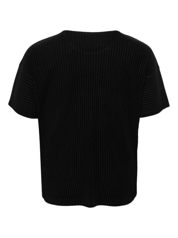 Homme Plissé Issey Miyake Black Basics Plissé T-Shirt | Browns T-Shirts