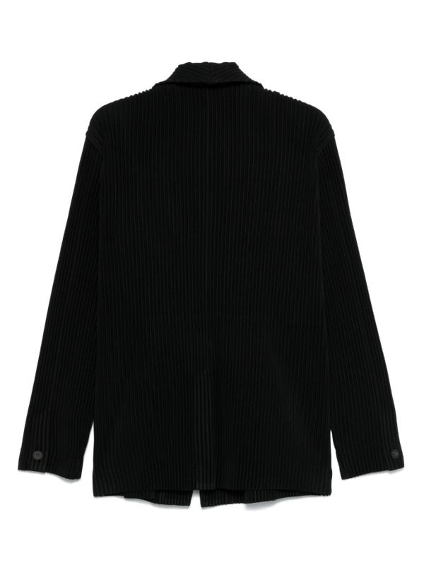 Homme Plissé Issey Miyake Black Pleated Blazer | Browns Blazers