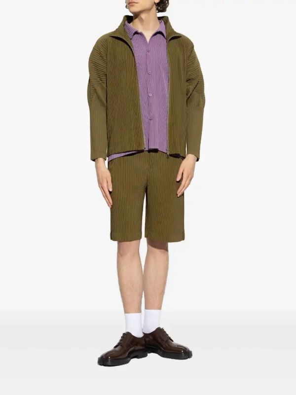 Homme Plissé Issey Miyake Pleated Shirt | Browns Shirts