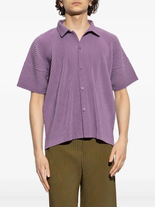 Homme Plissé Issey Miyake Pleated Shirt | Browns Shirts