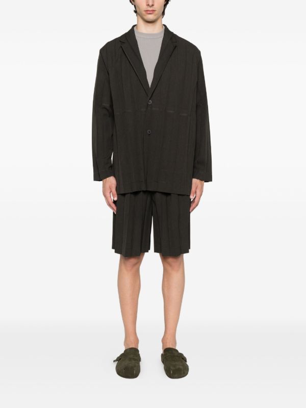 Homme Plissé Issey Miyake Pleated Shorts | Browns Bermuda Shorts