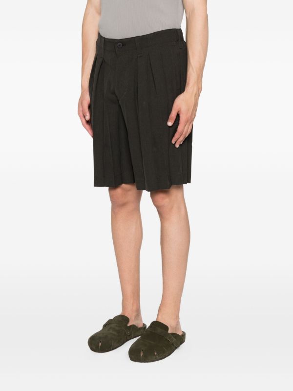 Homme Plissé Issey Miyake Pleated Shorts | Browns Bermuda Shorts