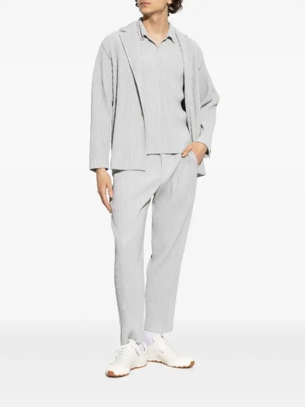 Homme Plissé Issey Miyake Pleated Straight-leg Trousers | Browns Regular-Fit & Straight Leg Pants