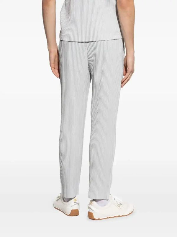 Homme Plissé Issey Miyake Pleated Straight-leg Trousers | Browns Regular-Fit & Straight Leg Pants