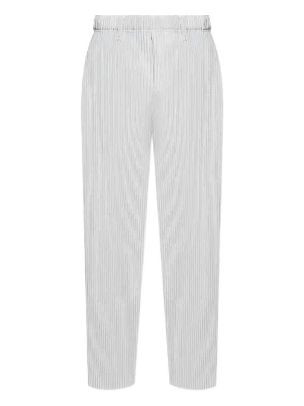 Homme Plissé Issey Miyake pleated straight-leg trousers | Browns Regular-Fit & Straight Leg Pants