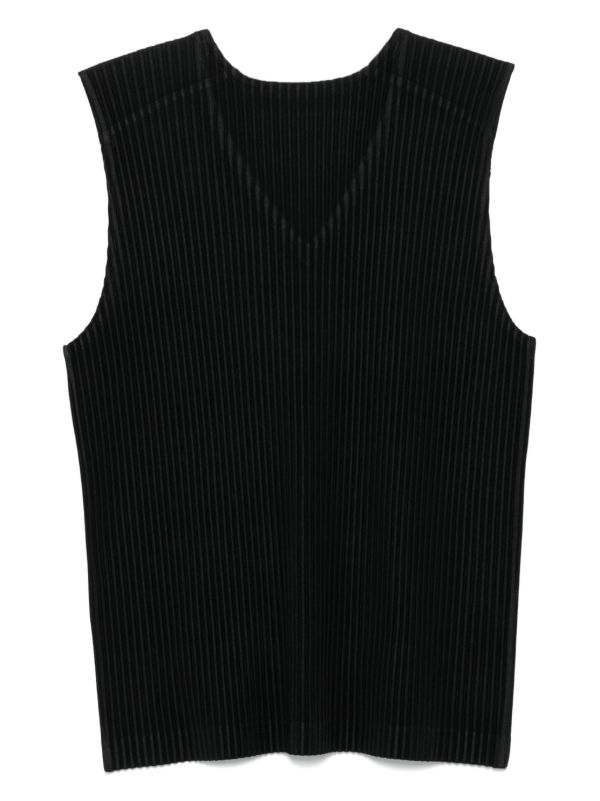 Homme Plissé Issey Miyake Plissé Vest | Browns Vests & Tank Tops