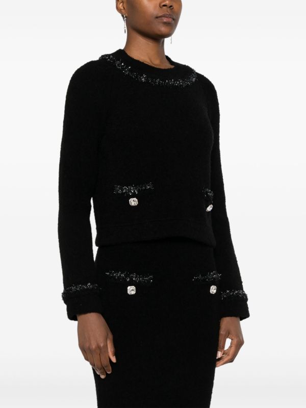 Huishan Zhang Lurex Trimming Jumper | Browns Knitted Sweaters