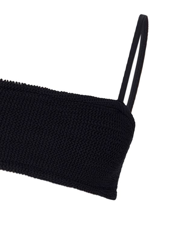 Hunza G Black Gigi Crinkled Bikini | Browns Bikinis