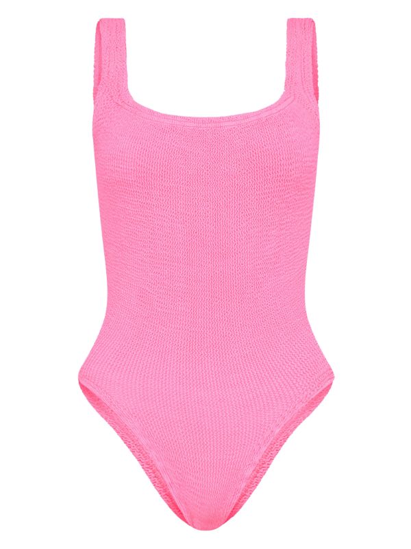 Hunza G Crinkle Square Neck Swimsuit | Browns One-Pieces