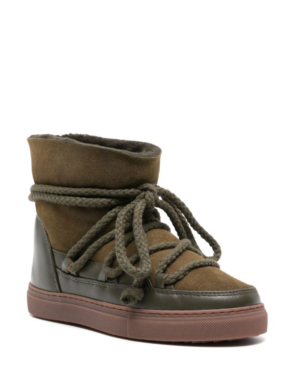 Inuikii Green Classic Suede Ankle Boots | Browns Boots