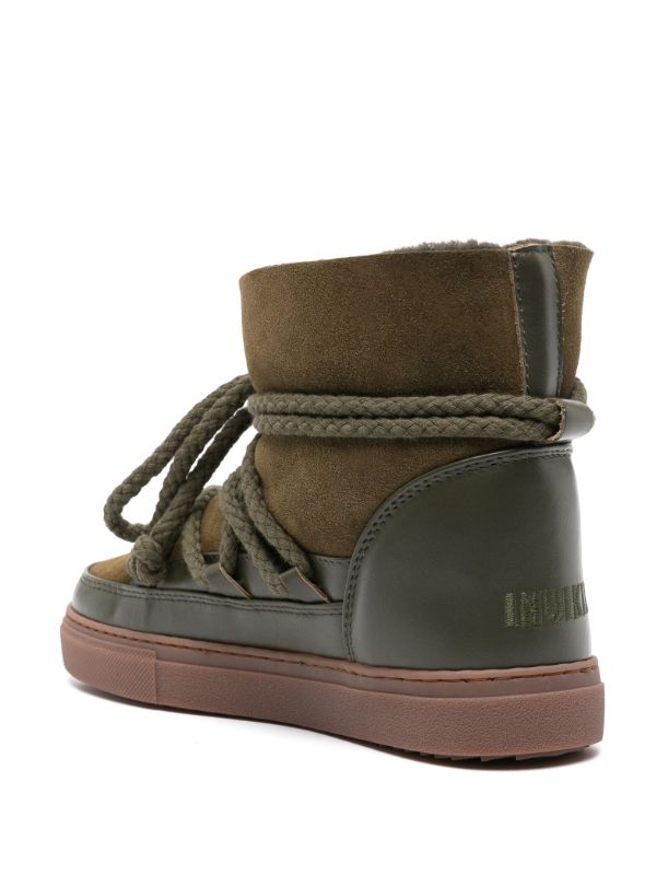 Inuikii Green Classic Suede Ankle Boots | Browns Boots