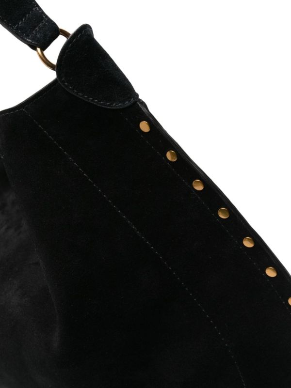 ISABEL MARANT Black Oskan Suede Shoulder BGa | Browns Shoulder Bags