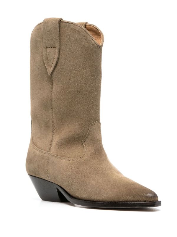 ISABEL MARANT Brown Duerto Suede Ankle Boots | Browns Boots