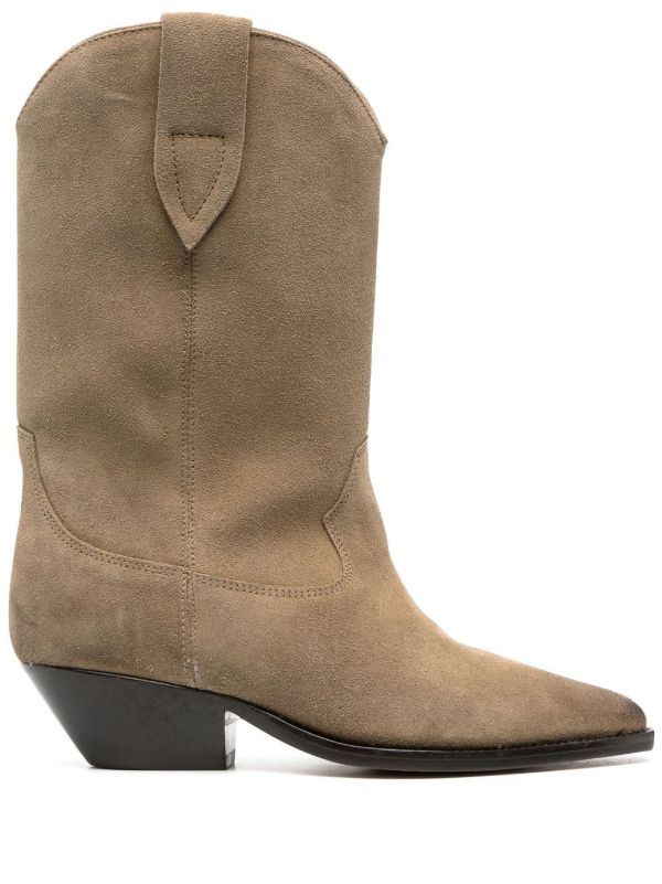 ISABEL MARANT brown Duerto suede ankle boots | Browns Boots