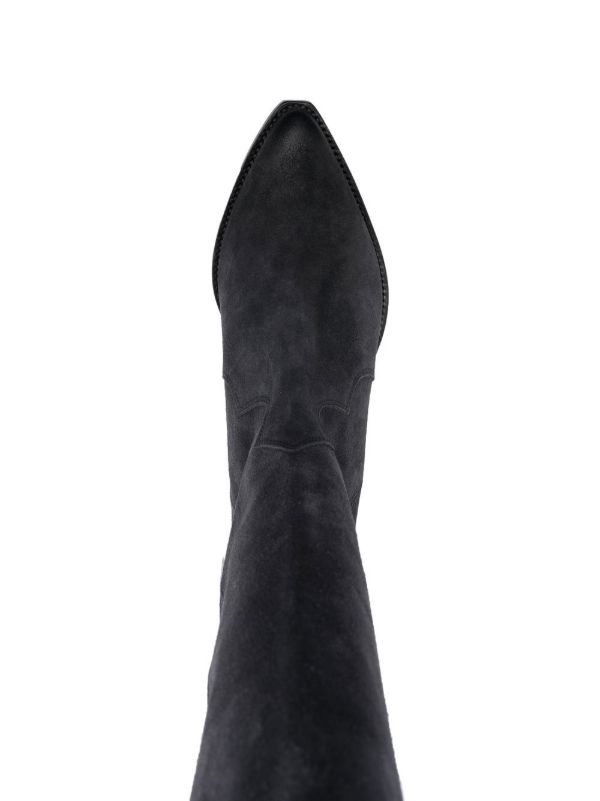 ISABEL MARANT Denvee 50mm Suede Knee-high Boots | Browns Boots