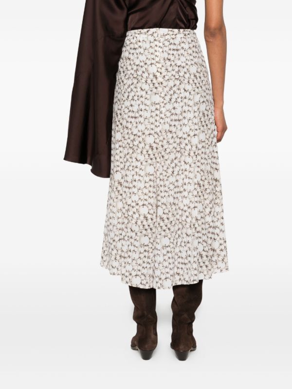 ISABEL MARANT Hortensia Midi Skirt | Browns A-Line Skirts
