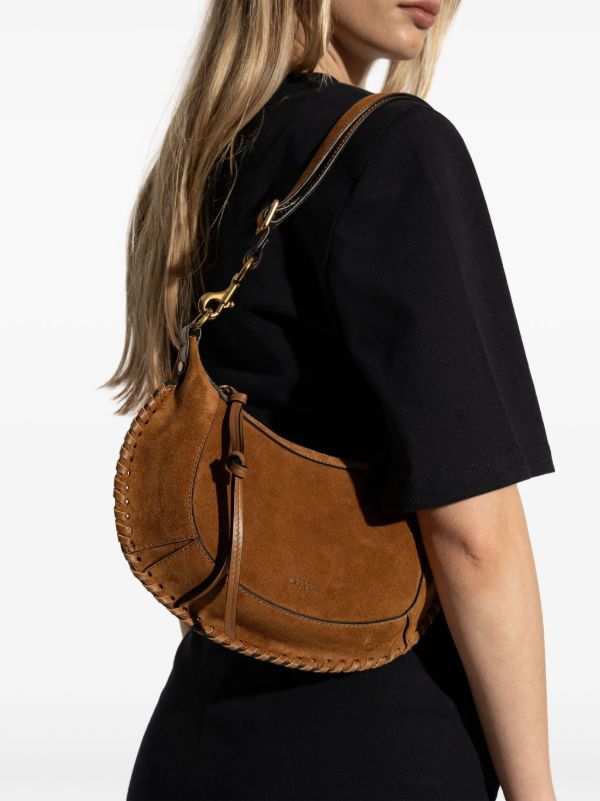 ISABEL MARANT Oskan Moon Suede Shoulder Bag | Browns Shoulder Bags