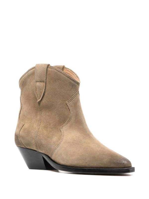 ISABEL MARANT Suede 45mm Ankle Boots | Browns Boots