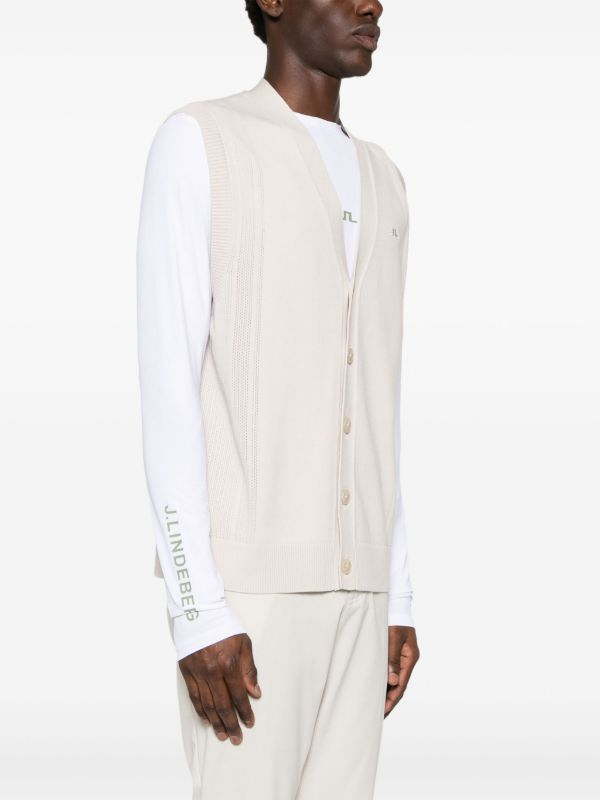 J.Lindeberg Markus Knitted Vest | Browns Cardigans
