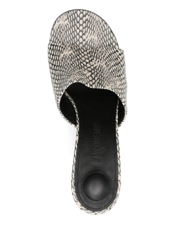 Jacquemus 110mm Les Doubles Hi Mules | Browns Mules