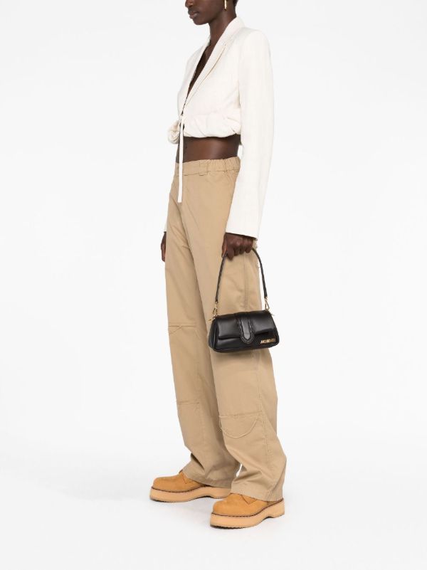 Jacquemus Black Le Bambimou Leather Shoulder Bag | Browns Shoulder Bags