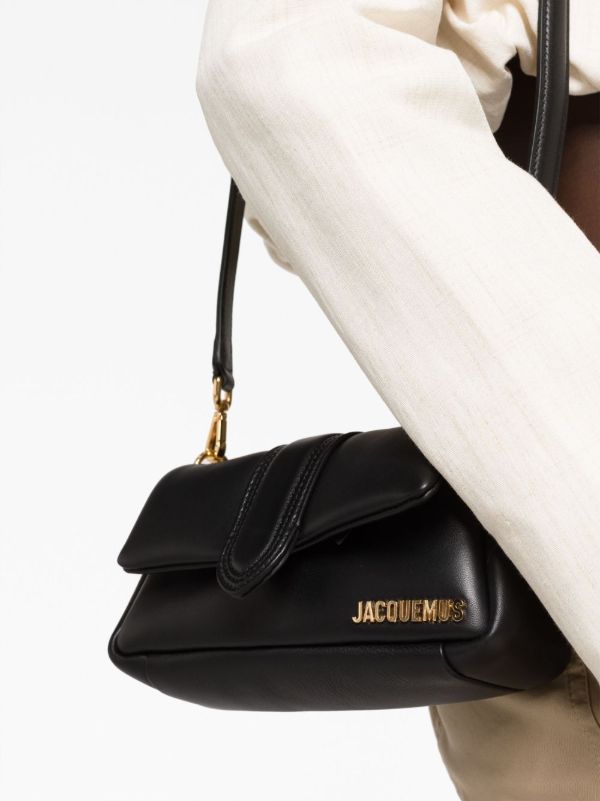Jacquemus Black Le Bambimou Leather Shoulder Bag | Browns Shoulder Bags