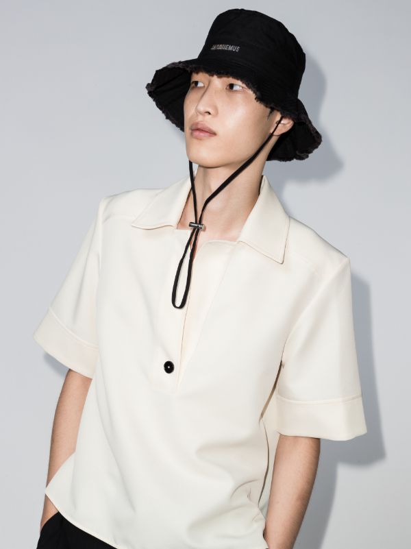 Jacquemus Black Le Bob Artichaut Bucket Hat | Browns Hats