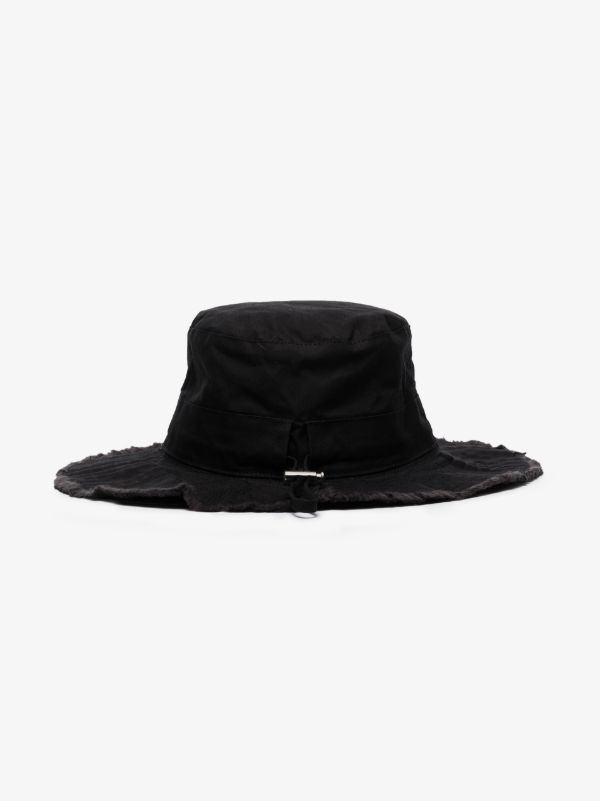 Jacquemus Black Le Bob Artichaut Bucket Hat | Browns Hats