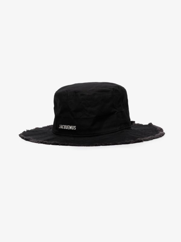 Jacquemus Black Le Bob Artichaut Bucket Hat | Browns Hats