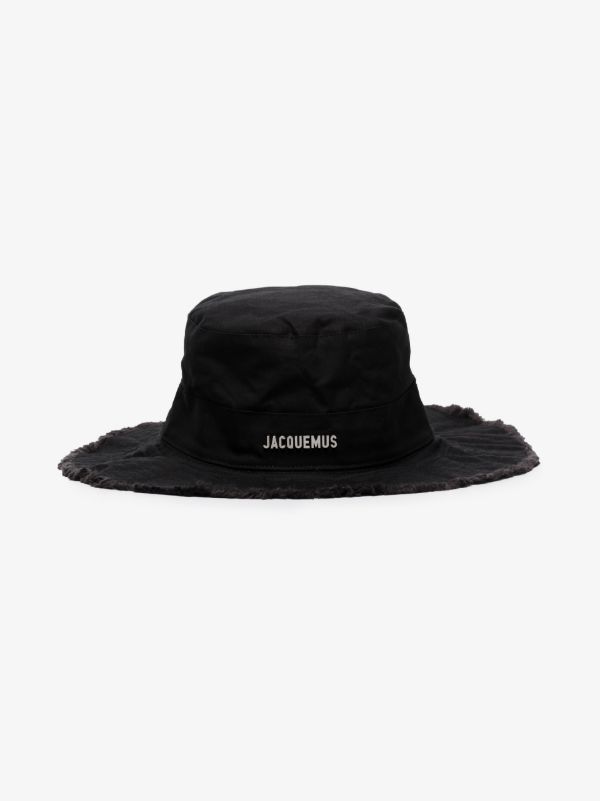 Jacquemus black Le bob Artichaut bucket hat | Browns Hats
