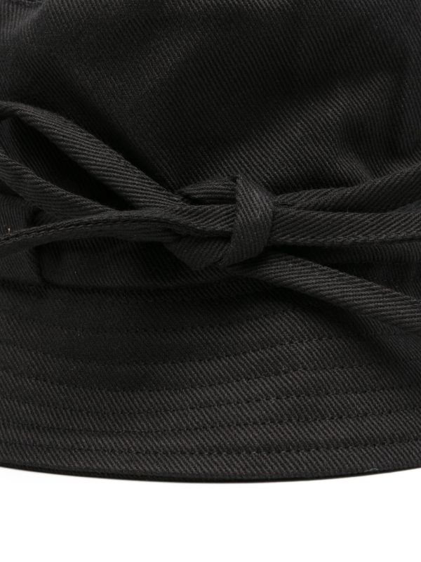 Jacquemus Black Le Bob Gadjo Bucket Hat | Browns Hats