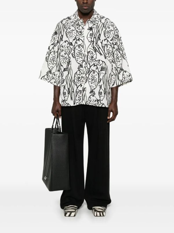 Jacquemus Black Le Chemise Aloe Shirt | Browns Shirts