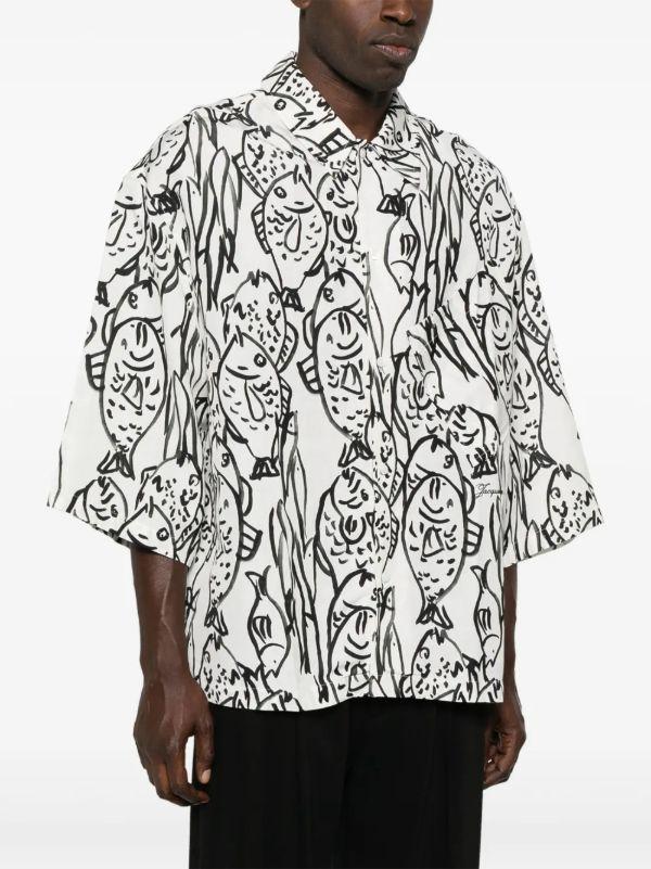 Jacquemus Black Le Chemise Aloe Shirt | Browns Shirts