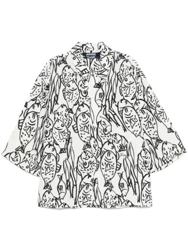 Jacquemus Black Le Chemise Aloe Shirt | Browns Shirts