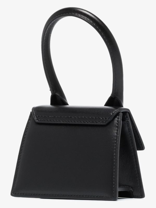Jacquemus Black Le Chiquito Leather Mini Bag | Browns Top Handle Bags