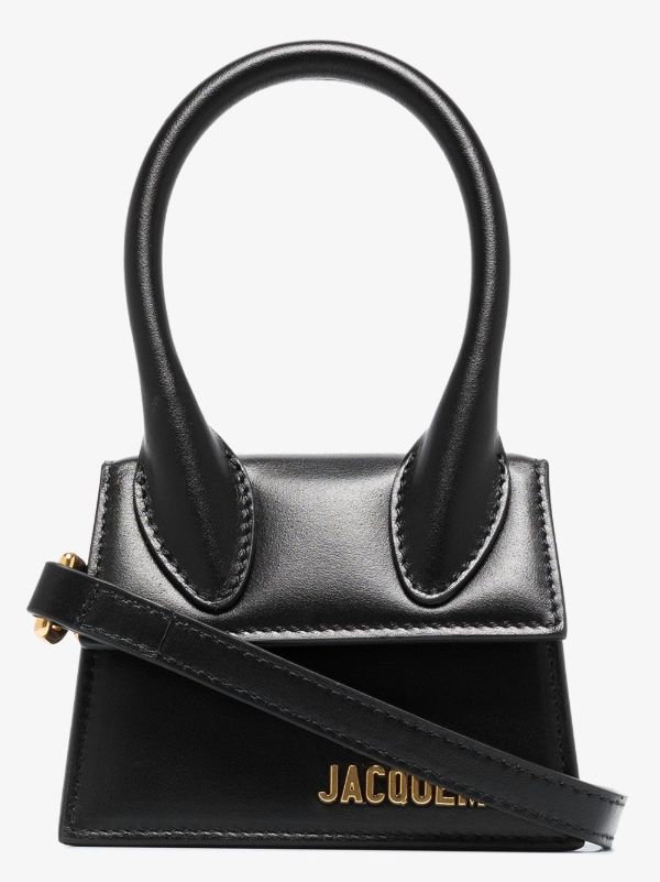 Jacquemus Black Le Chiquito Leather Mini Bag | Browns Top Handle Bags