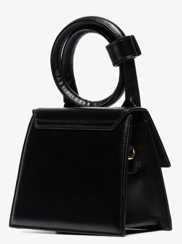 Jacquemus Black Le Chiquito Noeud Leather Top Handle Bag | Browns Top Handle Bags