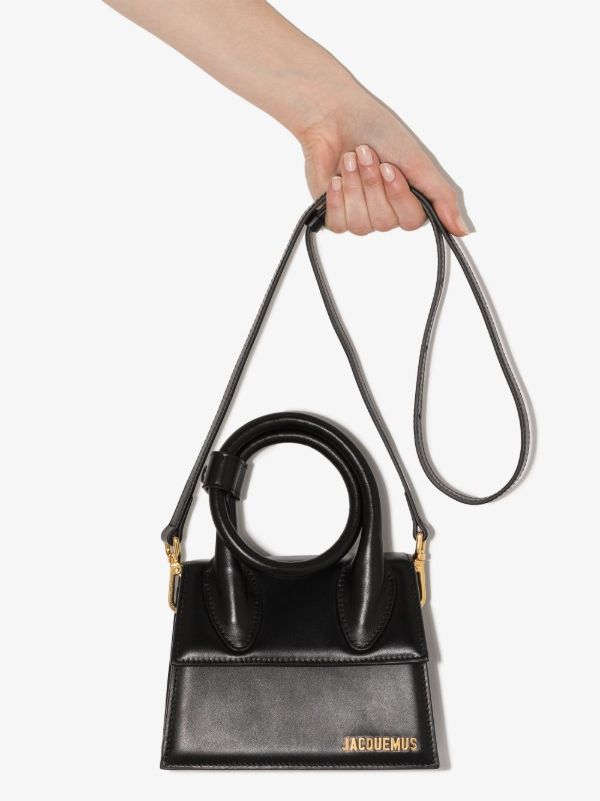 Jacquemus Black Le Chiquito Noeud Leather Top Handle Bag | Browns Top Handle Bags