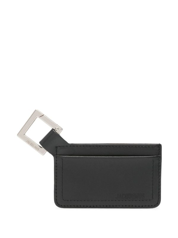 Jacquemus Black Le Porte-Cartes Cuerda Leather Card Holder | Browns Wallets & Billfolds