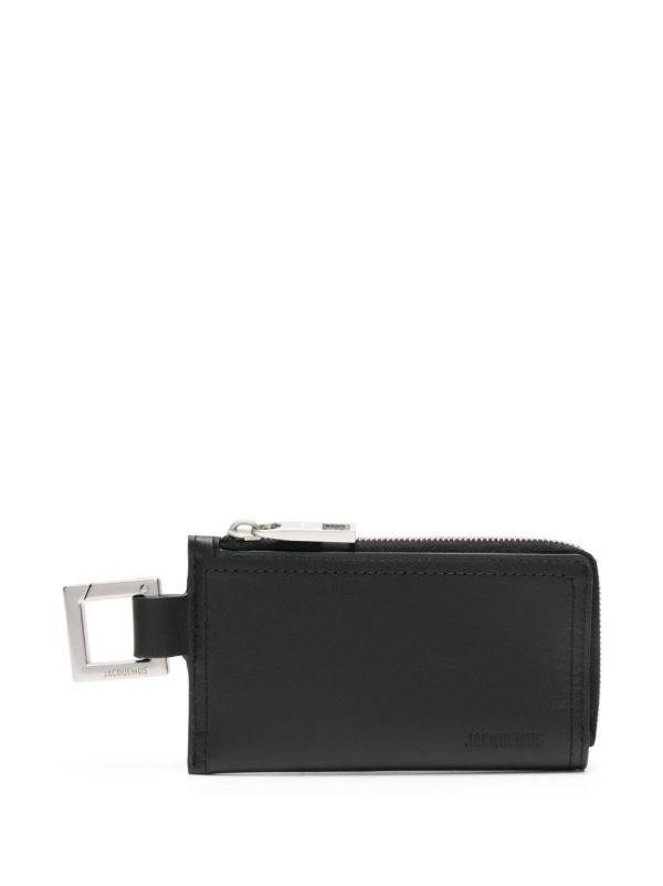 Jacquemus Black Le Porte-Zippé Cuerda Leather Wallet | Browns Wallets & Cardholders