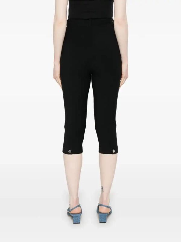 Jacquemus Black The Capri Trousers | Browns Cropped Pants