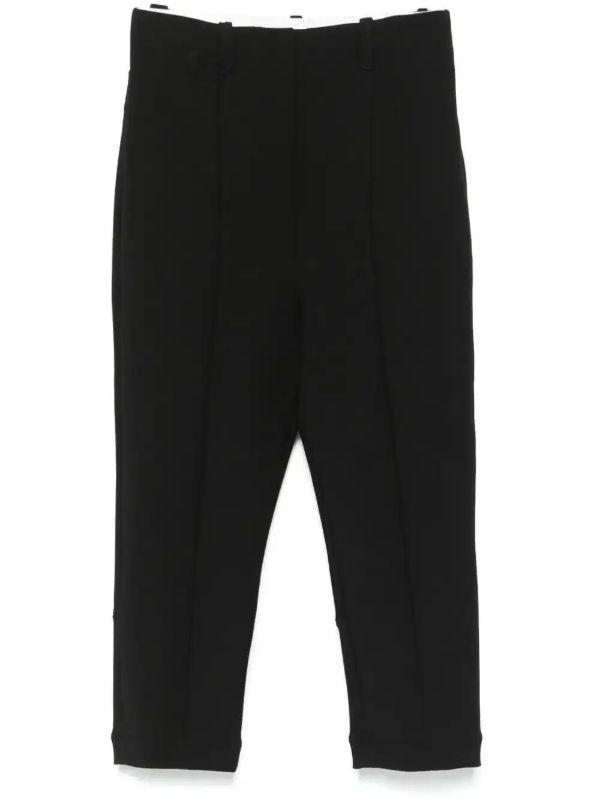 Jacquemus Black The Capri Trousers | Browns Cropped Pants