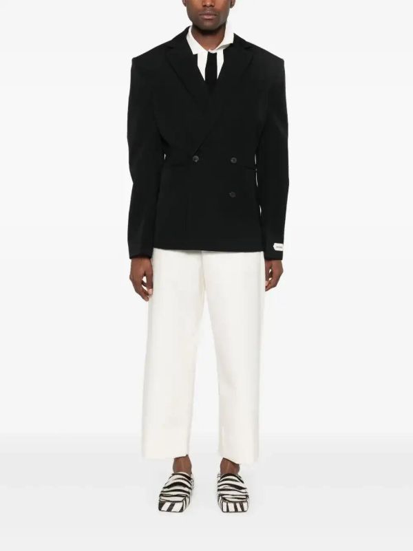 Jacquemus Black The Fernando Jacket | Browns Blazers